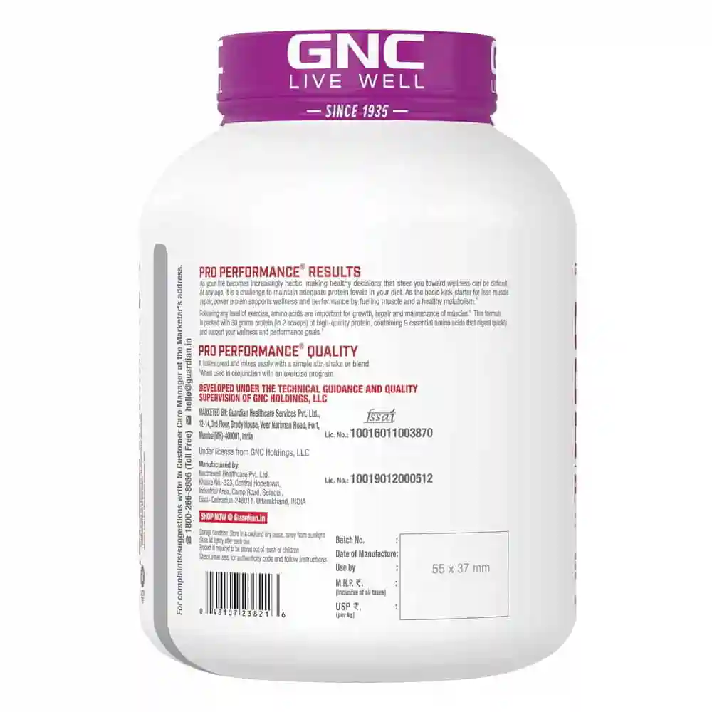 Gnc power protein 4lb